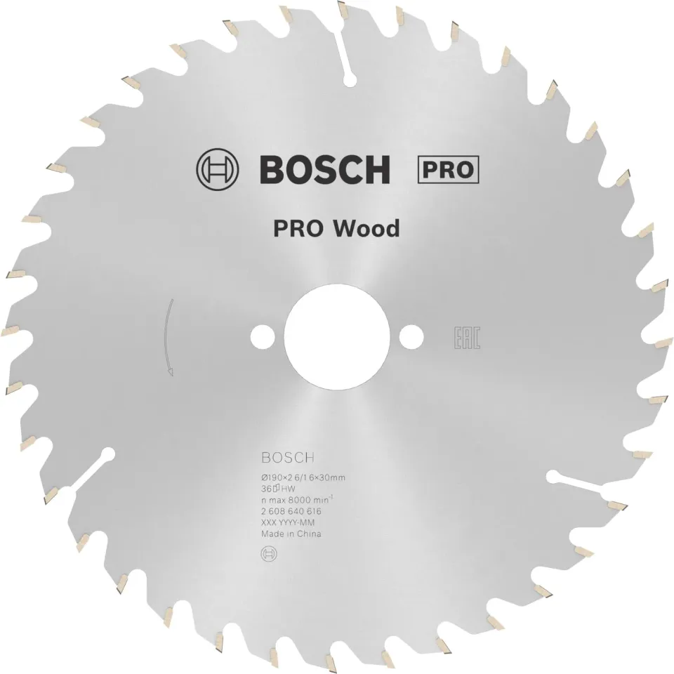Bosch Expert PRO Wood lama circolare 190 mm 36 denti legno