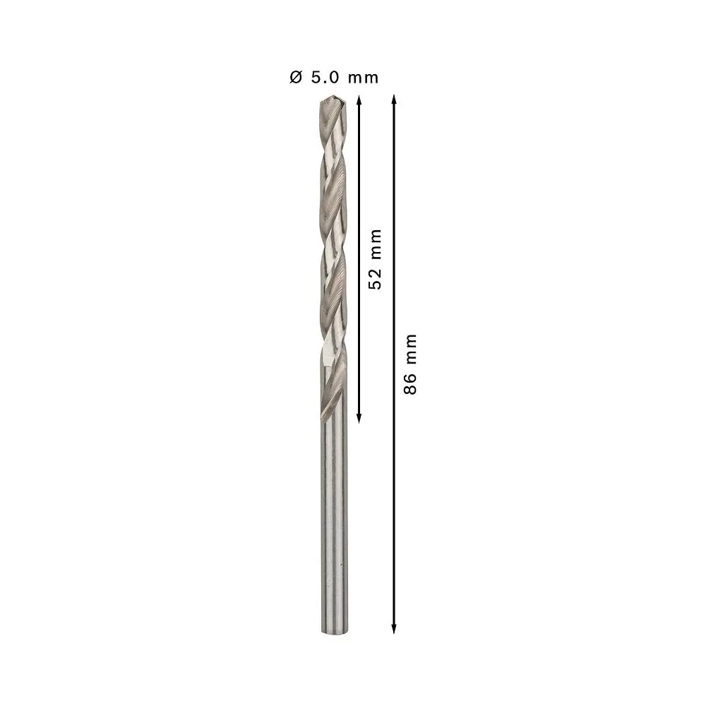 Bosch PRO Metal HSS-G punta metallo 5,0 mm HSS