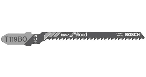 Bosch T 119 BO Basic lame seghetto legno 3 pz taglio curvo