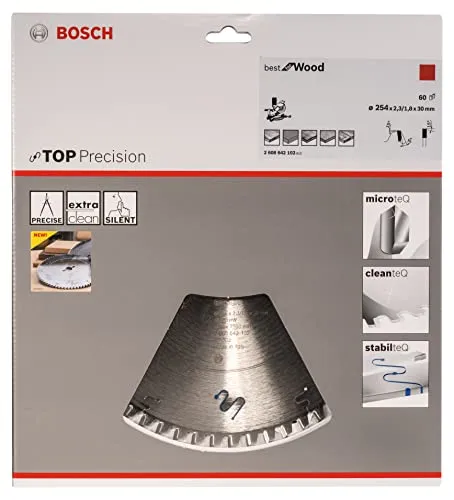 Bosch Expert lama circolare 254x30 mm 60 denti legno preciso