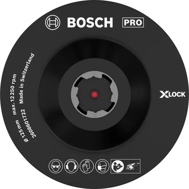 Bosch Expert Platorello X-Lock Velcro 125 mm PRO