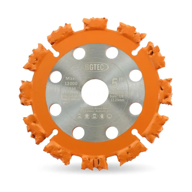 BGTEC disco taglio legno 125 mm carburo 22,2 mm 1 pezzo