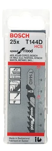 Bosch T 144 D lame seghetto alternativo legno 25 pezzi