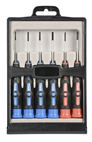 KWB 146100 set cacciaviti 6 pezzi in cassetta taglio croce