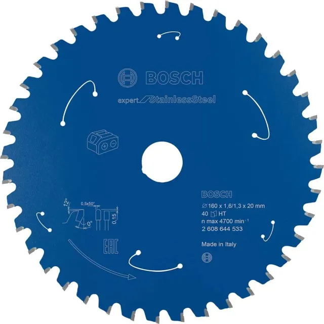 Bosch Expert for Stainless Steel lama circolare 160 mm inox
