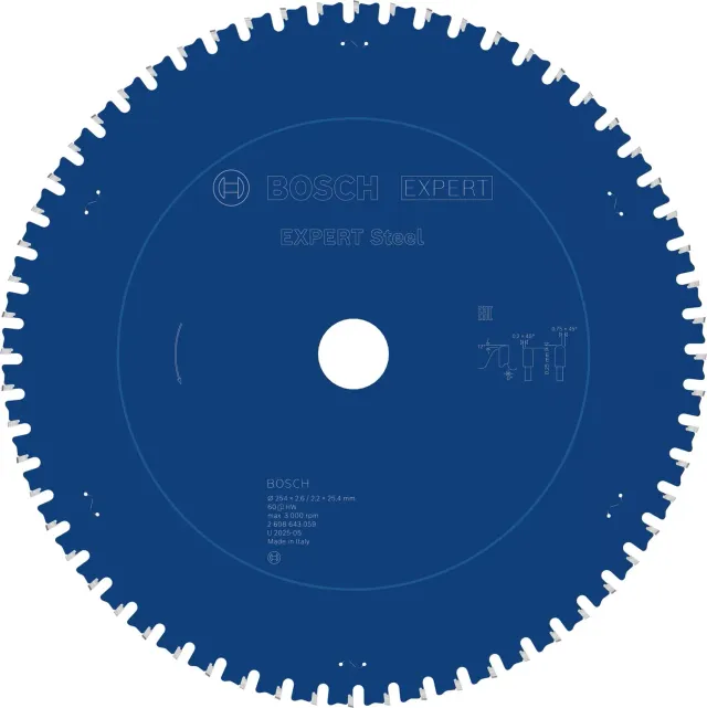 Bosch Expert lama circolare acciaio 254x25,4 mm a secco