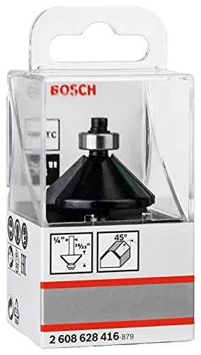 Bosch Expert 2608628416 Fresa Smussatrice Lamiera 45° Carburo