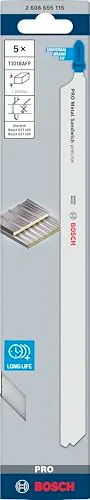 Bosch Pro Metal Sandwich lama gattuccio T1018AFP 5 pezzi