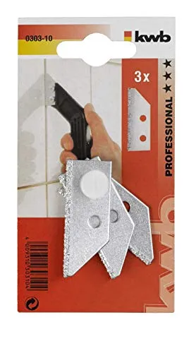 KWB 0303-10 lame ricambio Profi 50 mm 3 pezzi