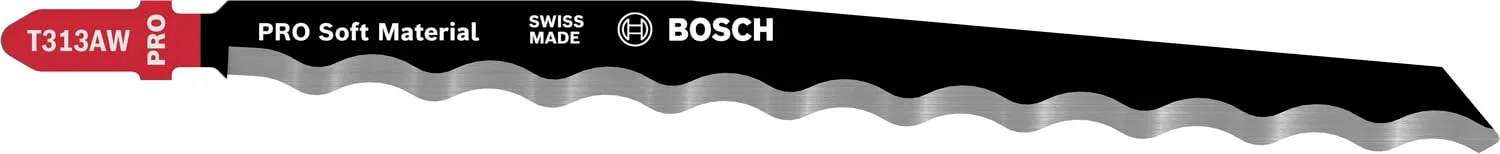 Bosch PRO T1013AWP lame seghetto 3 pz fibra isolante