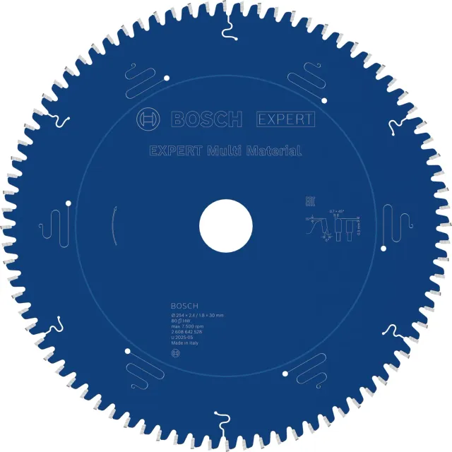 Bosch Expert Multi Material lama circolare 254x30 mm 80 denti