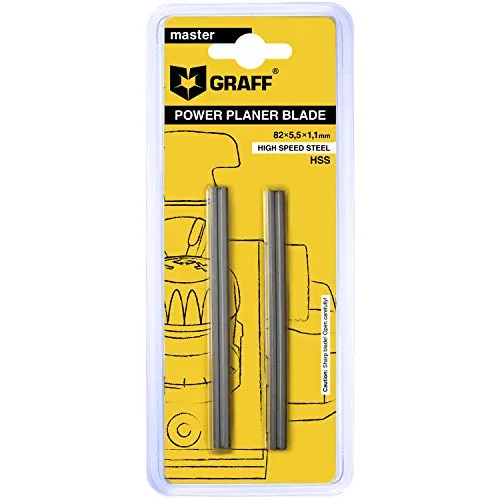 Graff lame pialla 82mm HSS 2 pezzi reversibili legno