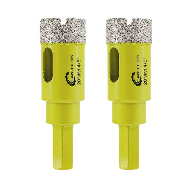 Sanleetek punta diamantata 20 mm 2 pezzi per gres
