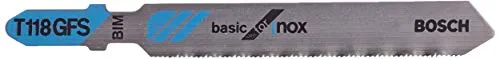 Bosch Expert T 118 GFS lame seghetto inox 3 pezzi