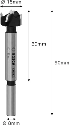 Bosch Expert 18mm punta cerniera per legno laminato
