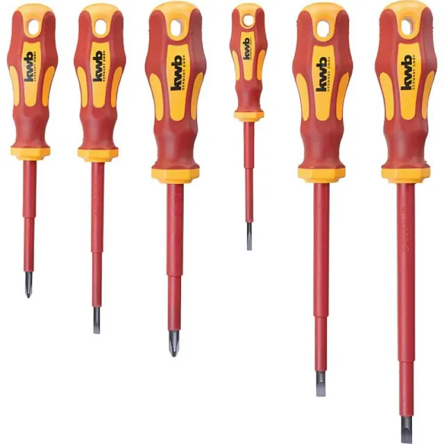 KWB VDE set cacciaviti isolati 1000V 6 pz