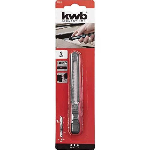 KWB 26495 Taglierino 9 mm con blocco lama