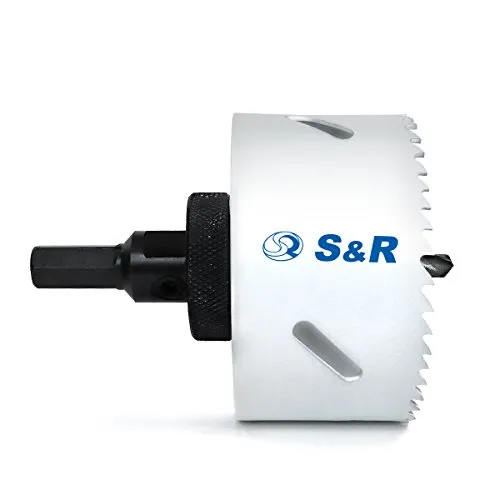 S&R Sega a tazza bimetallo 83 mm per metallo legno