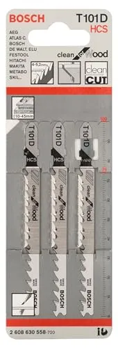 Bosch Expert T 101 D lame seghetto 3 pz per legno