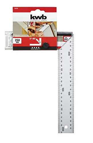 KWB 067-250 falsa squadra alluminio 250 mm Profi Alu