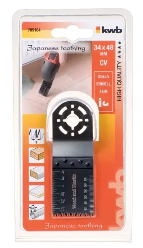 KWB 709164 lama universale multifunzione 34x48 mm giapponese