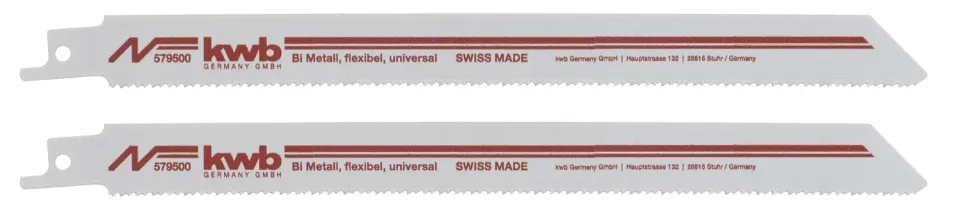 KWB 5795-00 lame sciabola metallo 2 pz flessibili
