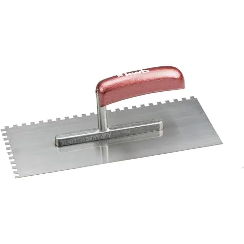 KWB 9238-28 spatola dentata acciaio 4 lati dentati