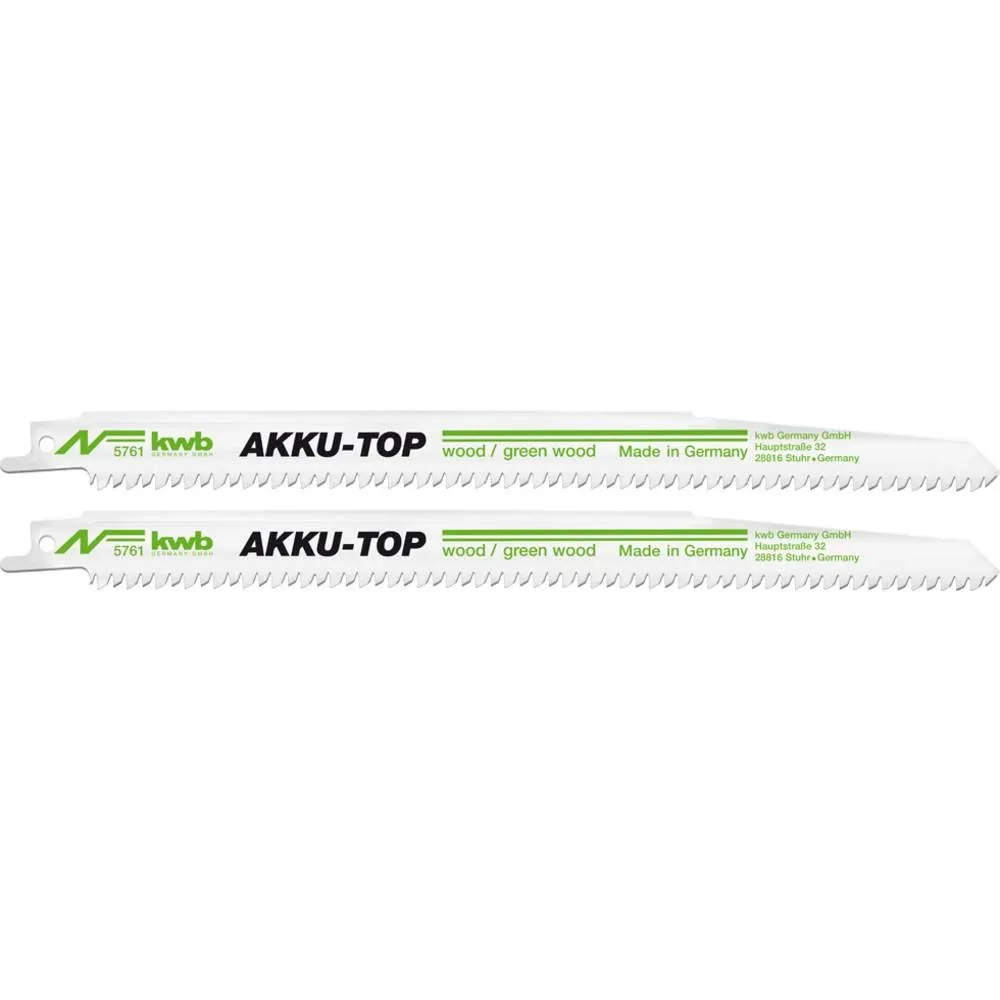 KWB AKKU-TOP 576100 lama sciabola HCS 240 mm legno