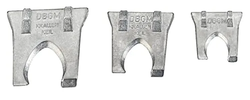 KWB 4494-10 cunei acciaio per manici martello 3 pz