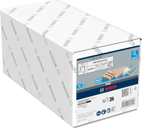 Bosch Expert PRO MC16-N Graffe 25mm 10000pz Zincate