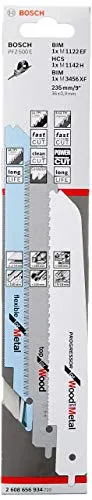 Bosch Expert set 3 lame sega universale M-Shank legno