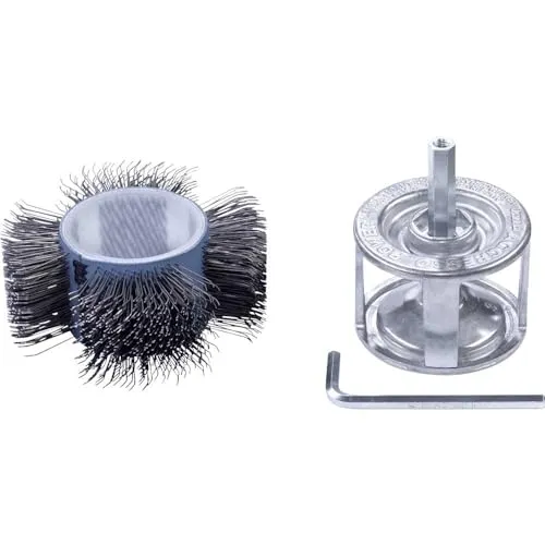 KWB Agresso Power spazzola trapano acciaio 110 mm curva