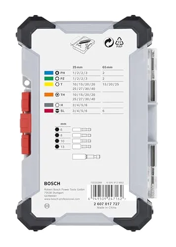 Bosch Extra Hard set bit 43 pz PH PZ SL T TH
