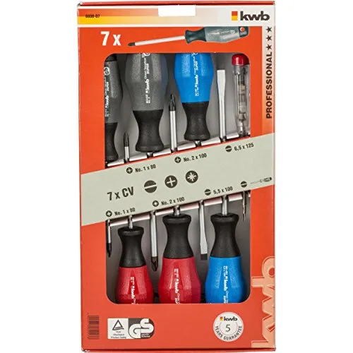 KWB 6600-07 set cacciaviti 7 pezzi con certificazione