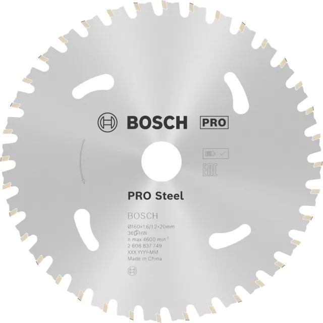 Bosch Expert Standard for Steel lama circolare 160 mm 36 denti
