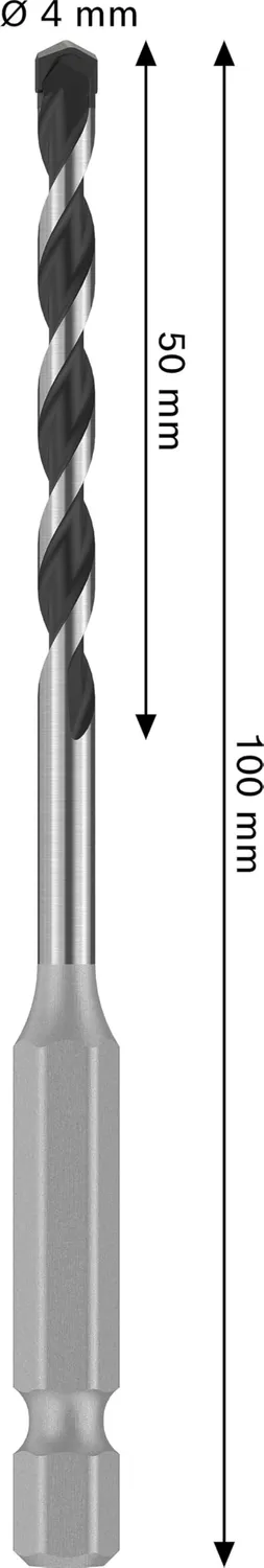 Bosch Expert PRO HEX-5 punta muro 4x100 mm calcestruzzo 1 pezzo