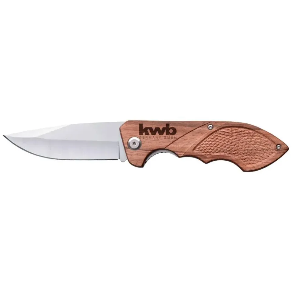 KWB 021990 coltello da caccia manico legno lama 85 mm