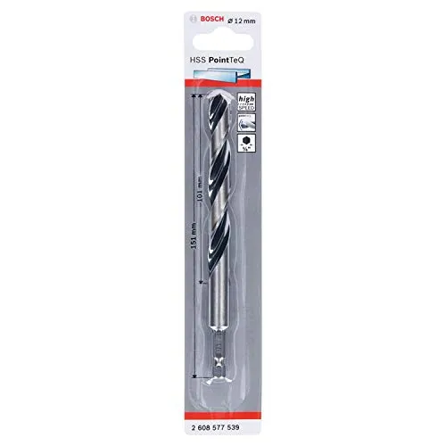 Bosch PointTeQ Punta HSS Esagonale 12 mm per Metallo