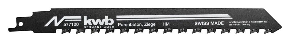 KWB Sabre Blade lama 240 mm gasbeton mattoni