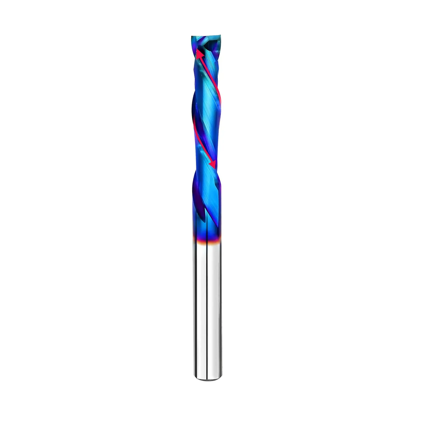 BGTEC fresa CNC down cut 3 mm gambo 6,35 mm 1 pezzo nano