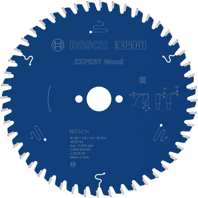 Bosch Expert lama circolare legno 165x30 mm 48 denti