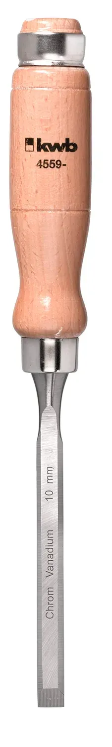 KWB 4559-10 scalpello per legno 10 mm acciaio CV