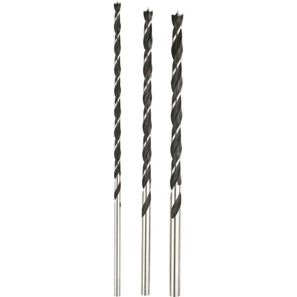 KWB 511890 punte legno 250 mm 6-8-10 mm 3 pezzi CV