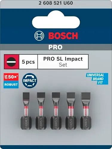 Bosch Expert PRO Impact bit taglio 25 mm 5 pz