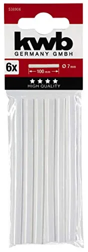 KWB Bastoncini Colla a Caldo 7x100 mm 6 Pezzi