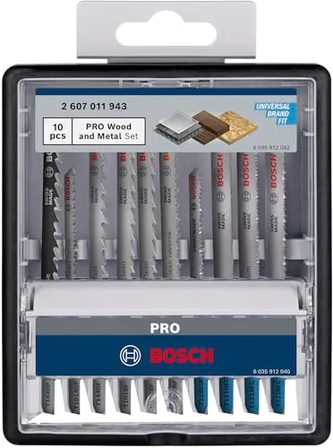 Bosch PRO Wood Metal lame seghetto 10 pz attacco T