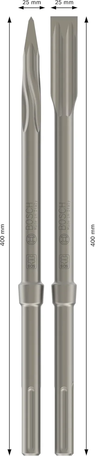 Bosch Expert set scalpelli SDS-Max 2 pezzi per calcestruzzo