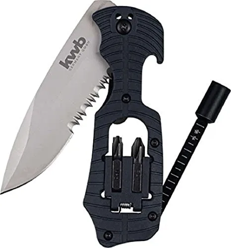 KWB 016630 coltello multiuso con portabit cacciavite