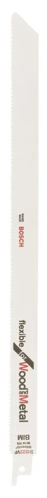 Bosch Expert S1222VF Lame Gattuccio Legno Metallo 2 pz