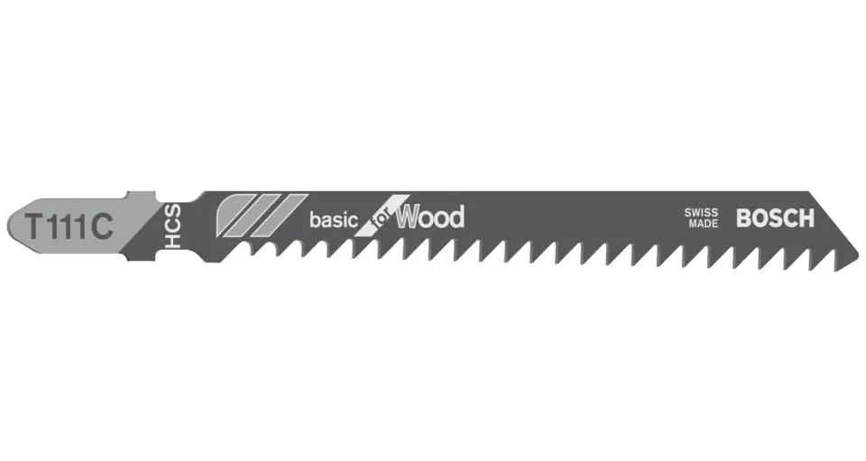 Bosch T 111 C Basic for Wood lame seghetto 3 pz per legno